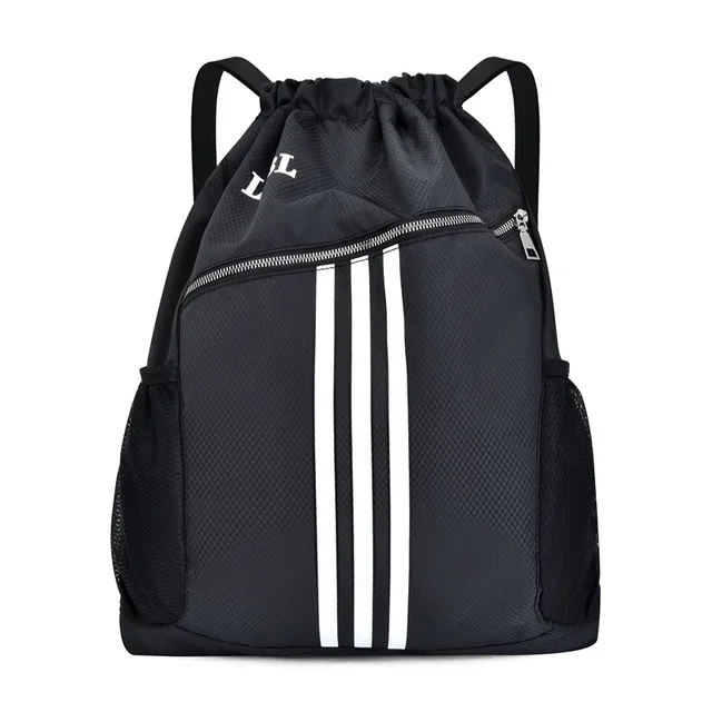 US $12.39 Outdoor Sports Gym Bags Basketball Backpack For Sports Bags Women Fitness Yoga Bag Drawstring Gym B