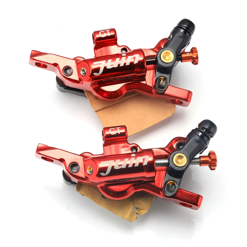 Ensemble étriers De Frein Juin Tech GTP6 6 Pistons - VTT/Vélo électrique - Rouges - Neufs