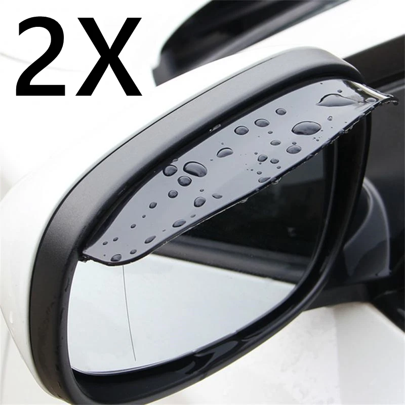 Rearview Mirror Rain Shield Rearview Mirror Rain Eyebrow Car Rearview Mirror Visor Rearview Mirror Rain Guard Rearview Mirror Visor 2 Pieces Car Side Mirror Waterproof Sun Visor Rain Eyebrow Auto Car Rear View Side Rain Shield Flexible Protector For SUV