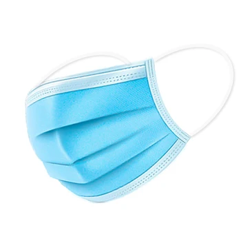 

Free Shipping In Stock 3-layer Non Woven Disposable Anti-Dust Meltblown Face Mask Protective Mask Filter Protection Mouth Mask