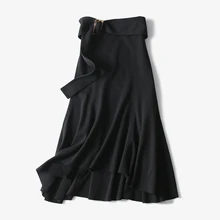 Топ дизайн! Весна Новое поступление Офисная Женская юбка HMR19539DEC4