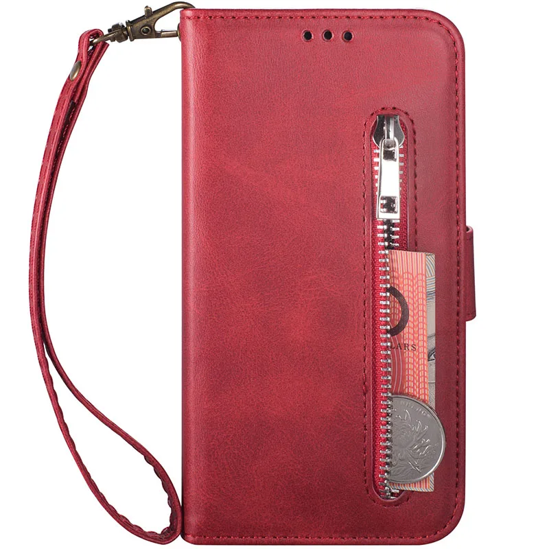 xiaomi leather case color Thích Hợp Cho Xiaomi 9 SE CC9 9E A3 9 Lite Redmi K30 Pro Note9 9 S Note7 Note8 Pro 7S 7 7A 8 8A Ốp Lưng Kéo Khóa Bao Da Điện Thoại xiaomi leather case custom Cases For Xiaomi