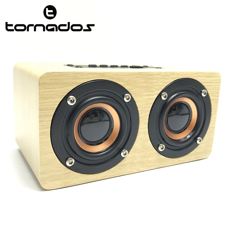 Цвет: желтый Деревянный беспроводной Bluetooth динамик Портативный hifi шок бас Altavoz TF caixa де сом Саундбар для iPhone Sumsung Xiaomi - Цвет: Цвет: желтый