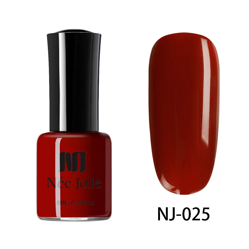 NJP-025 NEE JOLIE 8 мл Лак для ногтей чистая серия лак для ногтей Блестящий зеркальный матовый эффект лак для ногтей 66 цветов - Цвет: NJP-025