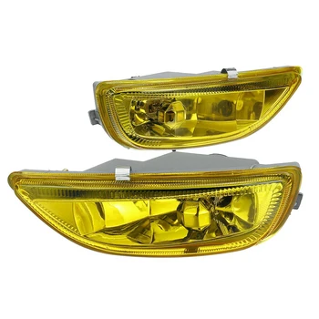 

Pair Front Bumper Fog Light Yellow Lens Driving Lamp Assembly for Toyota Corolla 2001 2002 81220-02030 81210-02040