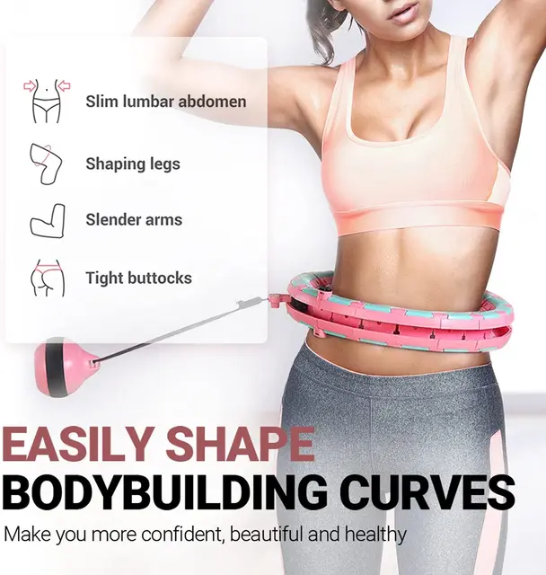 Fitness Smart Sport Hoop Thin Waist Exercise Detachable Massage Hoops Fitness Equipment Gym Home Training Fitness Weight Loss 2