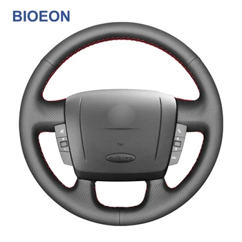 

Hand Stitch Black PU Artificial Leather Steering Wheel Cover for Peugeot Boxer Citroen Jumper Relay Fiat Ducato Ram ProMaster