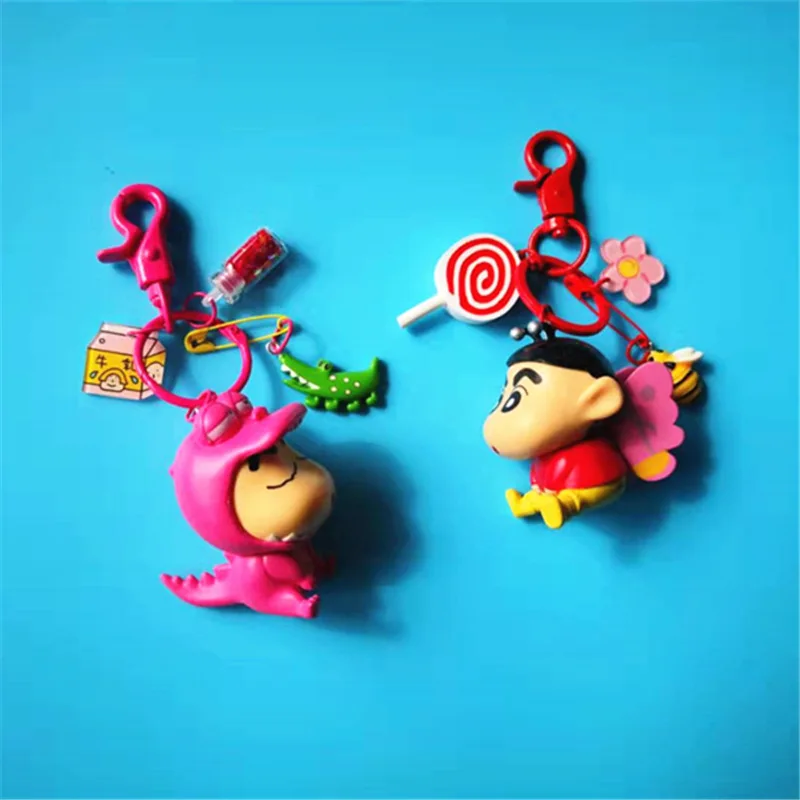 Брелок Аниме Crayon Shin-chan брелок из ПВХ фигурка симпатичная игрушка Брелки Подарки