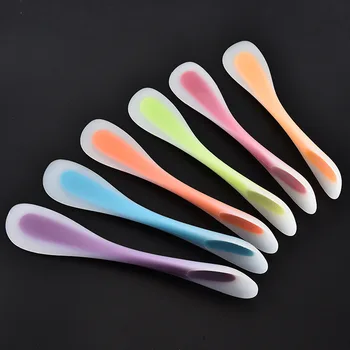 

Goldbaking One Piece Double Side Multi-Function Silicone Spoon And Spatula Silicon Jar Scraper