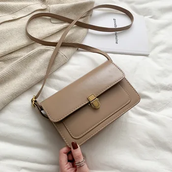 

MJ Women Messenger Bags Chic PU Leather Crossbody Bag Female Small Purse Fashion Leather Shoulder Bags Girls Mobile Phone Bag