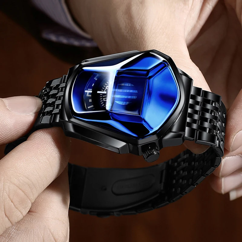 Diamond Style Quartz Watch for Men & Women Watches Water Resistant to 30m Smart Watch Wristwatch Wristband Clock Fashion