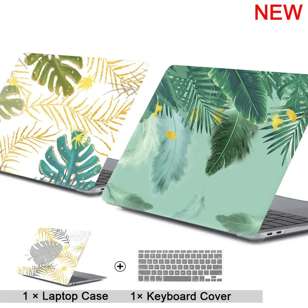 

2019 new Laptop Case For Apple MacBook Air Pro Retina 11 12 13 15 for mac book Pro 13.3 15.4 inch with Touch Bar + Keyboard cove