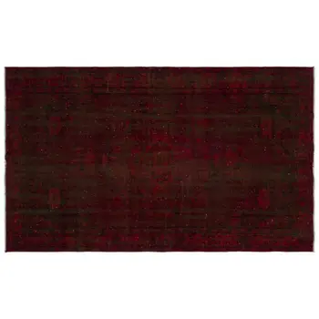 

Handmade Red Vintage Overdyed Turkish Area Rug 149x245 Cm-4'11''X8'0''