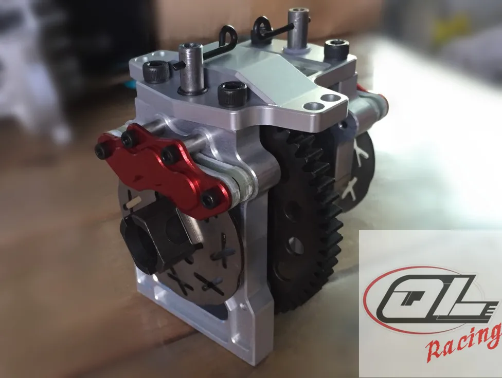 Aluminum-Center-differential-Mount-with-brake-set-for-1-5-losi-5ive-T ...