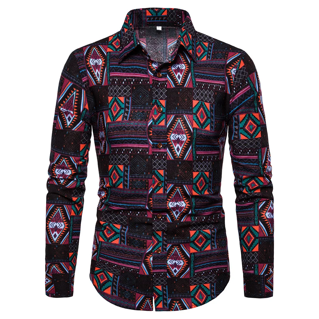

Top men,shirt men,men's shirts,fashion casual shirts,printed shirts, men's lapel shirts, long sleeve shirt men, men's clothing,