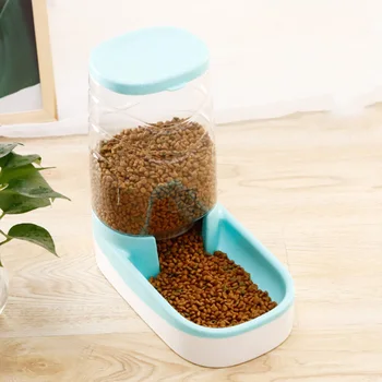 

3.5L Double-layer Pet Feeder Lrge-capacity Dog Cat Automatic Food Feeder Dispenser Food Storage Container Pet Supplies