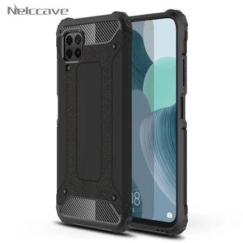 

500Pcs Rubber Armor Case For Huawei P40 Pro P30 Lite P20 P10 Plus Mate 30 20 10 P Smart 2020 Shockproof Hybrid Dual Layer Cover