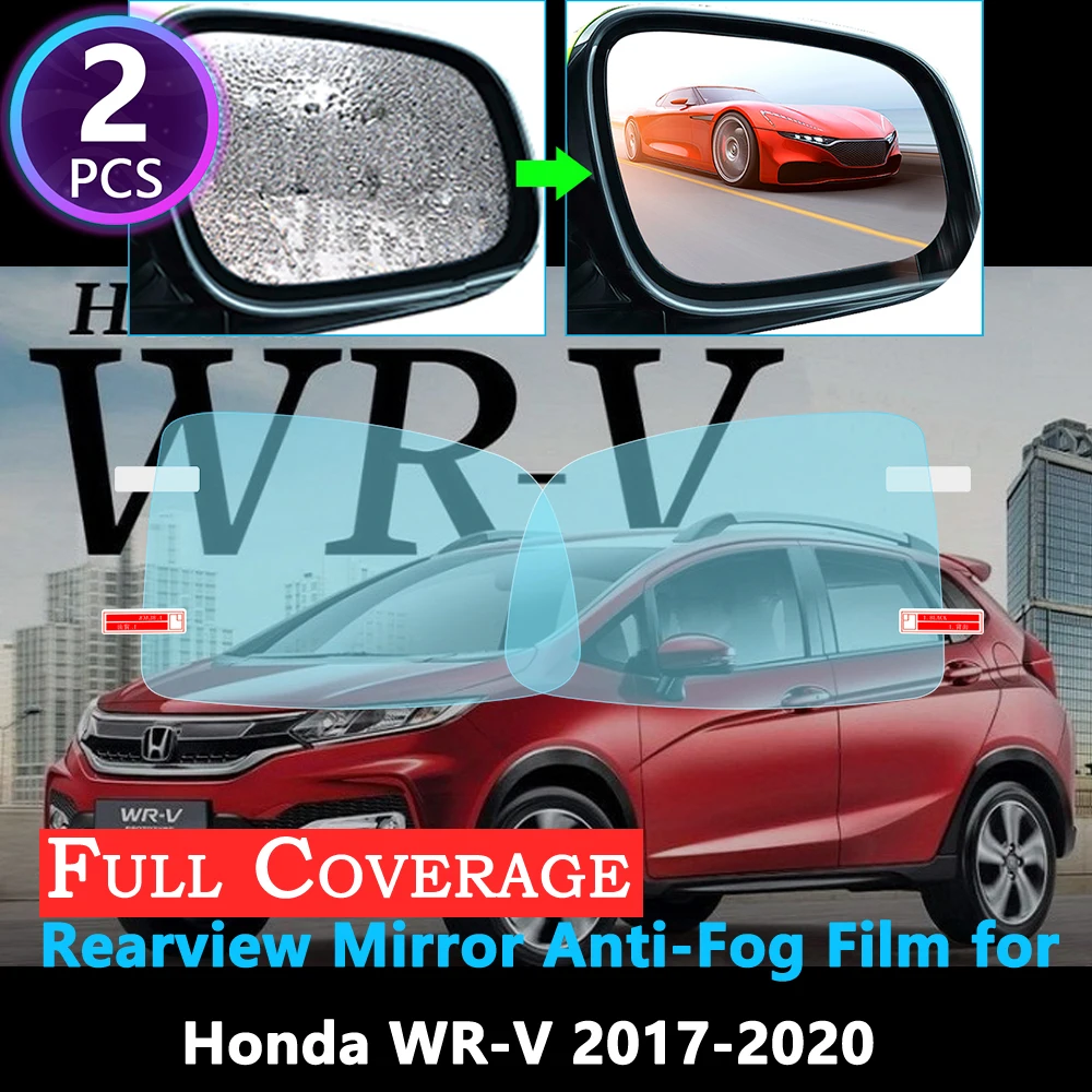 Полное покрытие анти туман пленка для Honda WR V 2017 2018 2019 2020 WRV специальный Зеркало