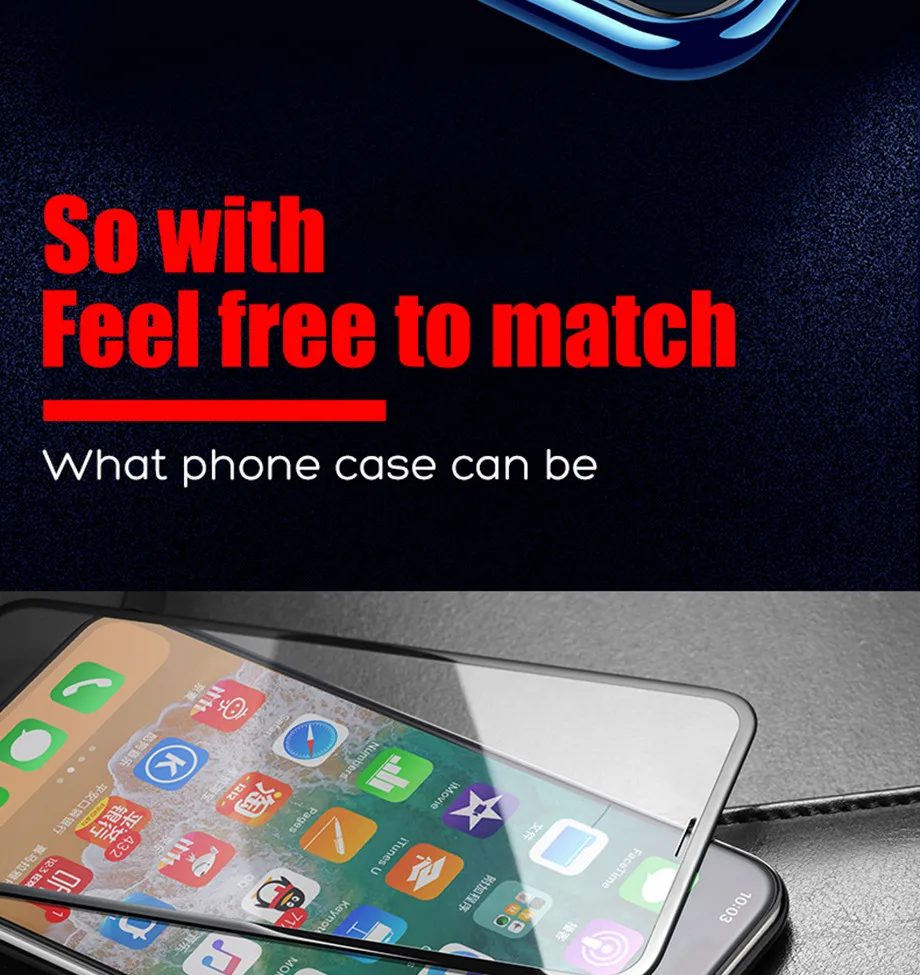 16-PC-For iPhone 6 6s Tempered Glass 9D For iPhone 7 8 Plus X Screen Protector Film