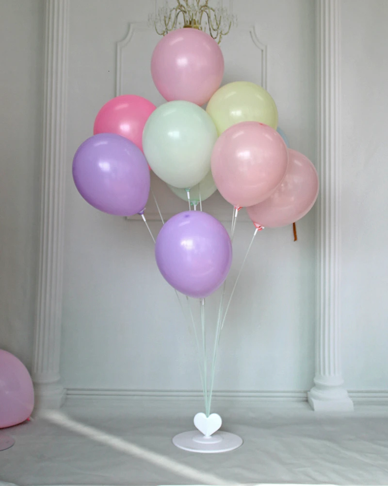 1 Набор 7 трубок подставка для воздушных шаров держатель для шарика дисплей конфетти шарики для детского душа Дети День Рождения Вечеринка Свадьба украшения поставка