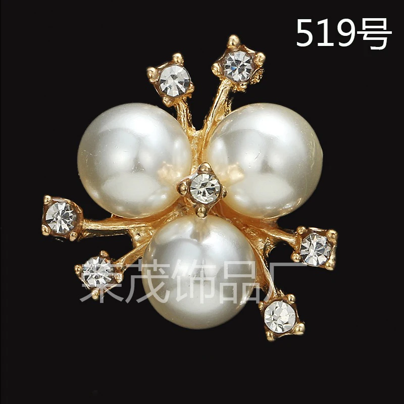 

JKJ 30pcs Gold/Silver Resin Round flower Bow Alien Pearls For Art Flatback Non Hotfix Rhinestones Pearl Shoes Beads Clothes DIY