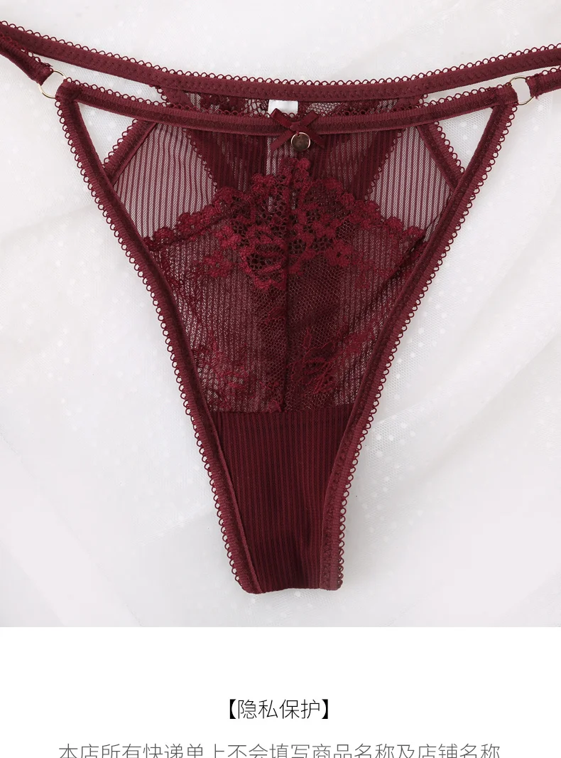 Женское сексуальное Эротическое белье G-string Vrouwen Lace Bloemen Slipje Lage Taille Slips сексуальные прозрачные стильные трусы с Т-образной спинкой
