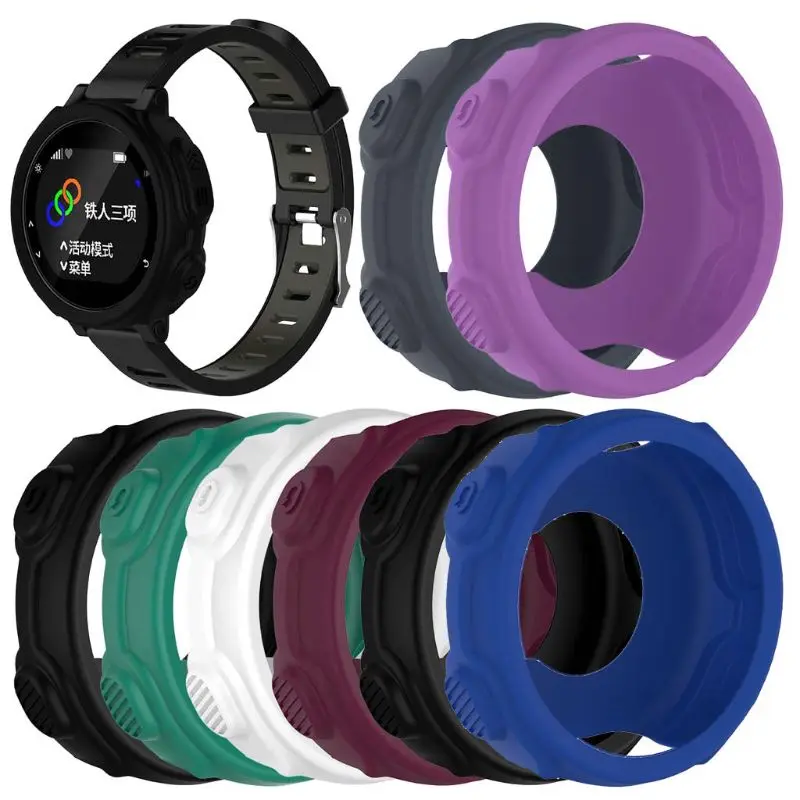 

Silicone Skin Protective Case Cover for garmin forerunner235 735XT Sports Watch