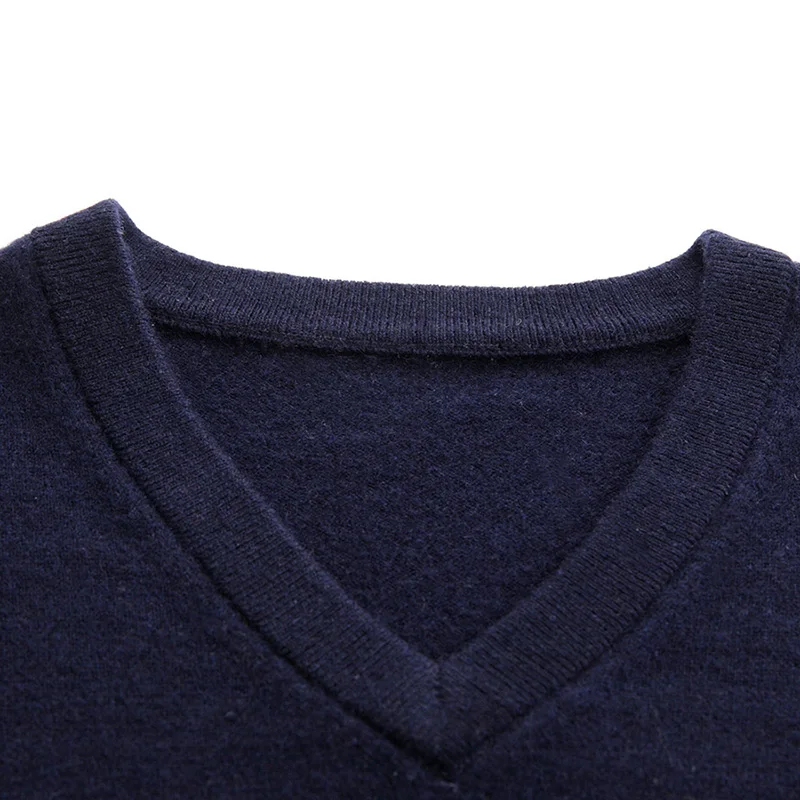 UNIVOS KUNI 2019Men's свитер Новое поступление весна и осень сплошной цвет Pllovers Бизнес Мода Тонкий 1901