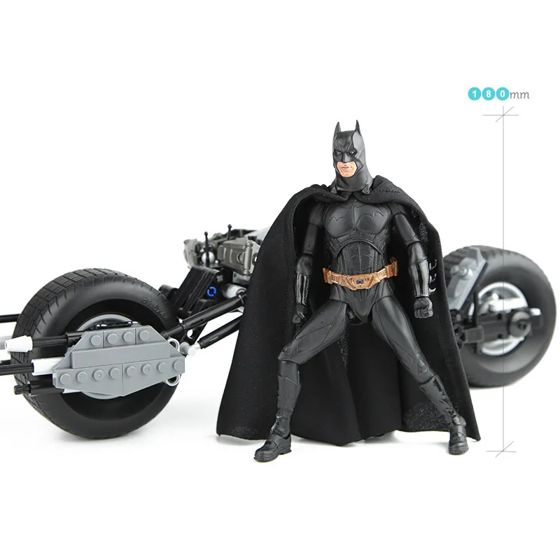 

Children Big Boy Chariot Motorcycle SHF Doll Toy Model Batman Movie Have Assembled Building Blocks <14-Year-Old
