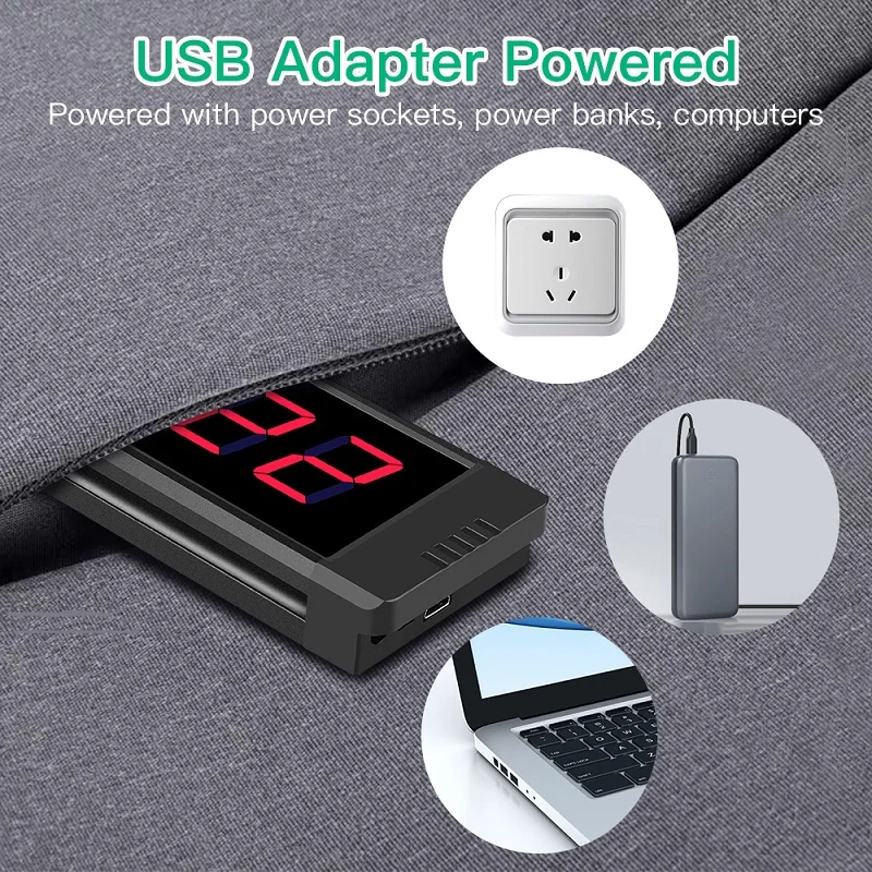 Ganxin Portable Remote Control Timer Multifunction Gym