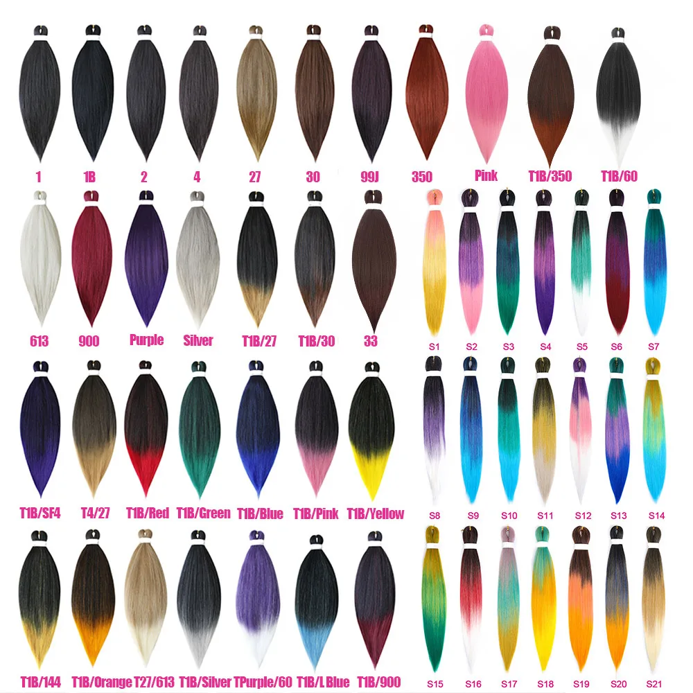 Alororo Afro Ombre Jumbo Box Braids Easily Braids Extensions Synthetic Afro Professional Pre stretched Braiding Hair