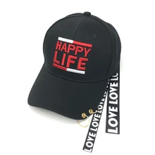 Личные письма ленточный головной убор в хип-хоп стиле, обувь для мужчин и женщин с длинным шлейфом ленты бейсболка кепка в повседневном стиле