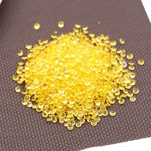 Dark Yellow Хит 1000 шт 4,2 мм Акриловые Алмазные хрустальные блестящие прозрачные конфетти для свадебной вечеринки Конфетти украшения стола разлетающиеся бусины - Цвет: Dark Yellow