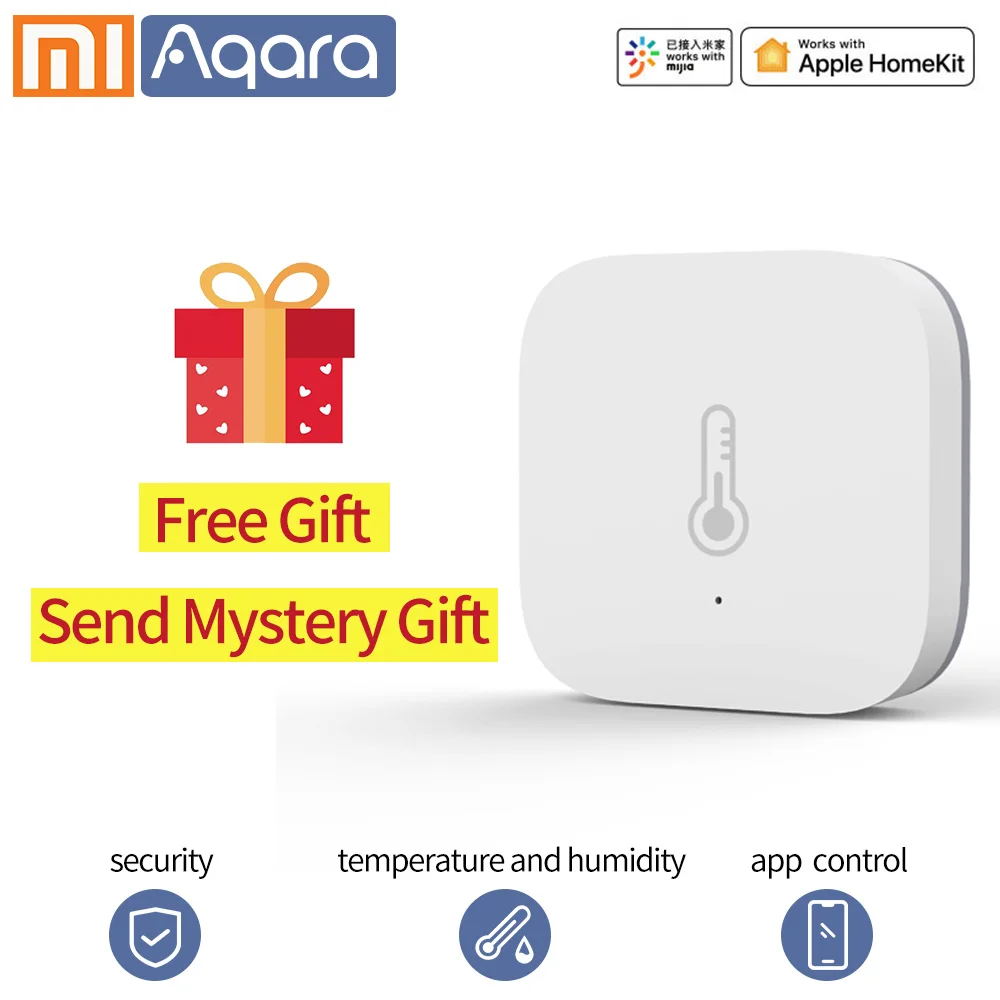 

Aqara thermostat Sensor Smart Temperature Sensor wifi Xiaomi Smart home Air Pressure Temperature Humidity Mi home app