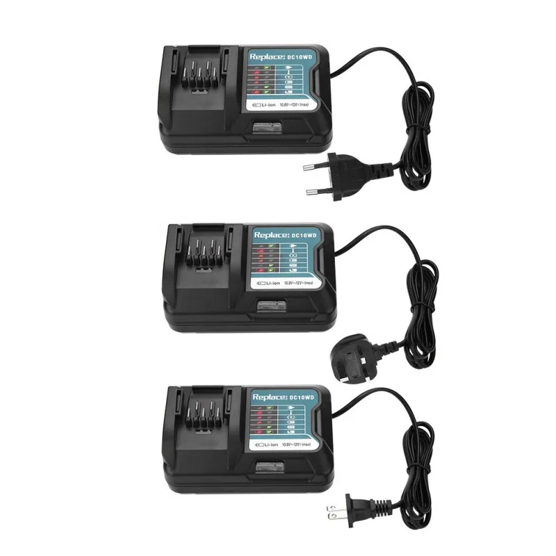 DC 10WD 12V литий-ионное зарядное устройство для BL1021B/BL1040B литиевая батарея зарядное устройство s Замена