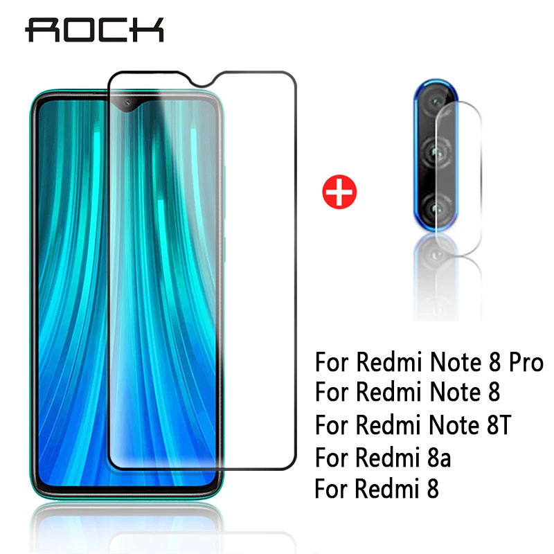 

ROCK Glass For Xiaomi Redmi Note 8 Pro Screen Protector Tempered Glass For Xiaomi Redmi 8a Glass Redmi Note 8T Protective Film
