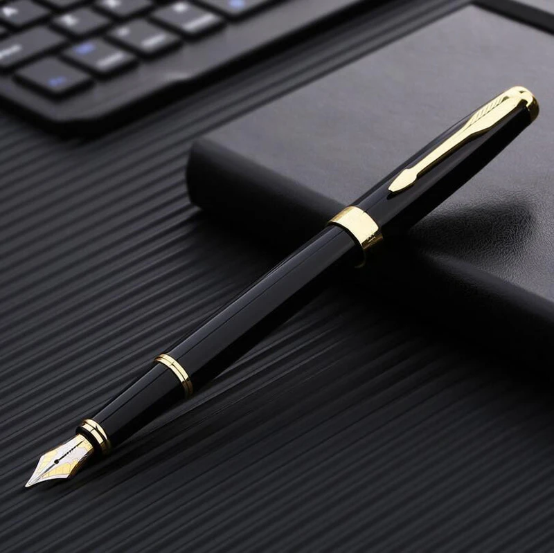 Бренд Hero 1502 Роскошная металлическая перьевая ручка PK Sonnet форма деловая офисная ручка для письма купить 2 ручки отправить подарок