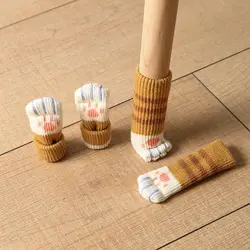 Coussin de pieds de Table et chaise en forme de chat mignon, épais, silencieux, résistant à l'usure 