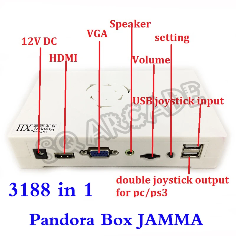 999 в 1 обновлённая версия 3188 Jamma Pandora box Multi Arcade настольная игра с поддержкой VGA / HDMI HD