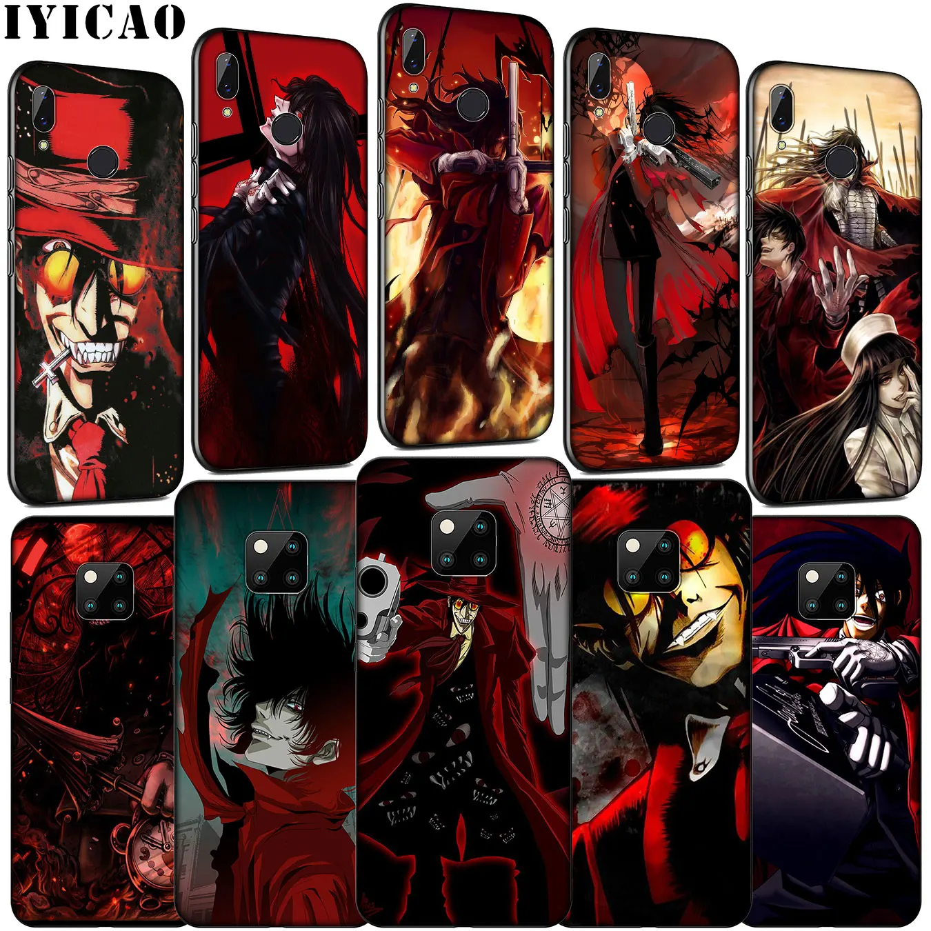 IYICAO Alucard Hellsing Мягкий силиконовый чехол для телефона Huawei Mate 30 20 10 Pro Nova 5i 4 3 3i 2i 2 Lite