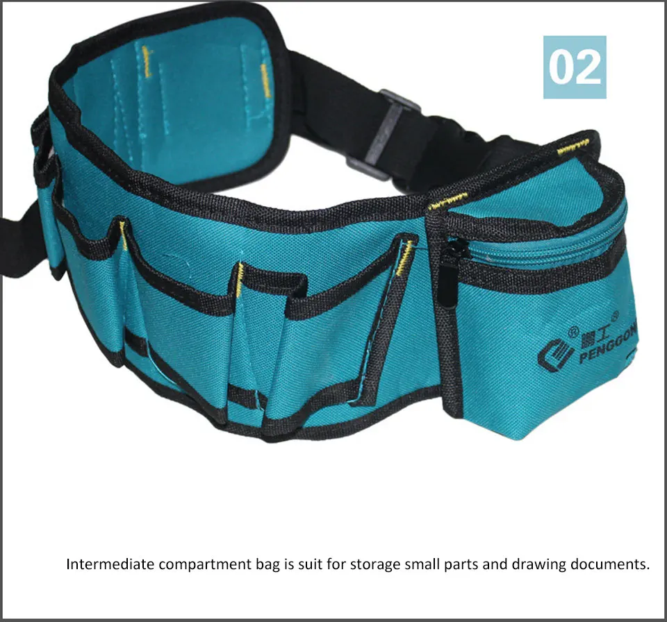 Tool Bag Organizer Portable 600 Oxford Cloth Storage Bag Multi Function Tools Pocket Pouch Electrician Tools Organizer Tools Bag tool backpack