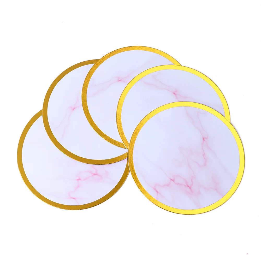 Pink Round Nails Polish Stand Holder