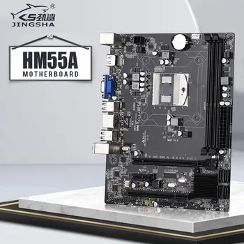 

JINGSHA HM55A PGA 989 motherboard with USB and 2*ddr3 ram and 4*SATA2.0