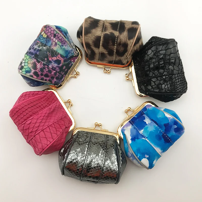 NICOLE& CO 2019New Кошелек для монет из натуральной овчины женский маленький кошелек для монет Женская модная мини сумка для мелочи сумка для девочек