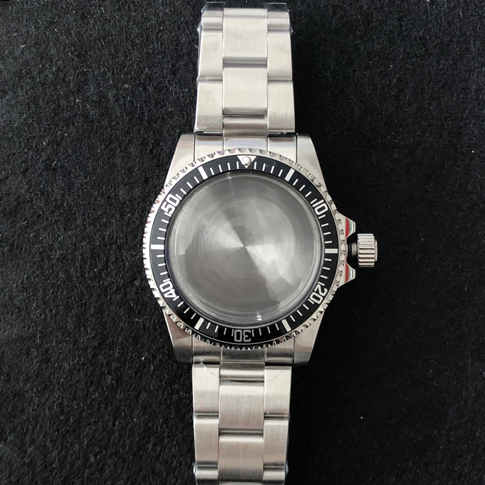 Watch accessories 39.5mm stainless steel case, aluminum bezel, acrylic glass, suitable for Japanese NH35 movement P1