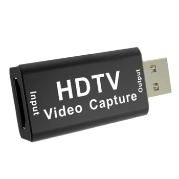 

Streaming Adapter Video Recorder Audio HDMI To USB HD Card Mini 1080P Accessories Portable TV PC For OBS Game Live