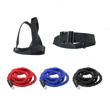 

1 Set 50LB Double Running Resistance Band Training Pull Rope Stretch Ropes Explosive Force Jumping Fitness Equipment