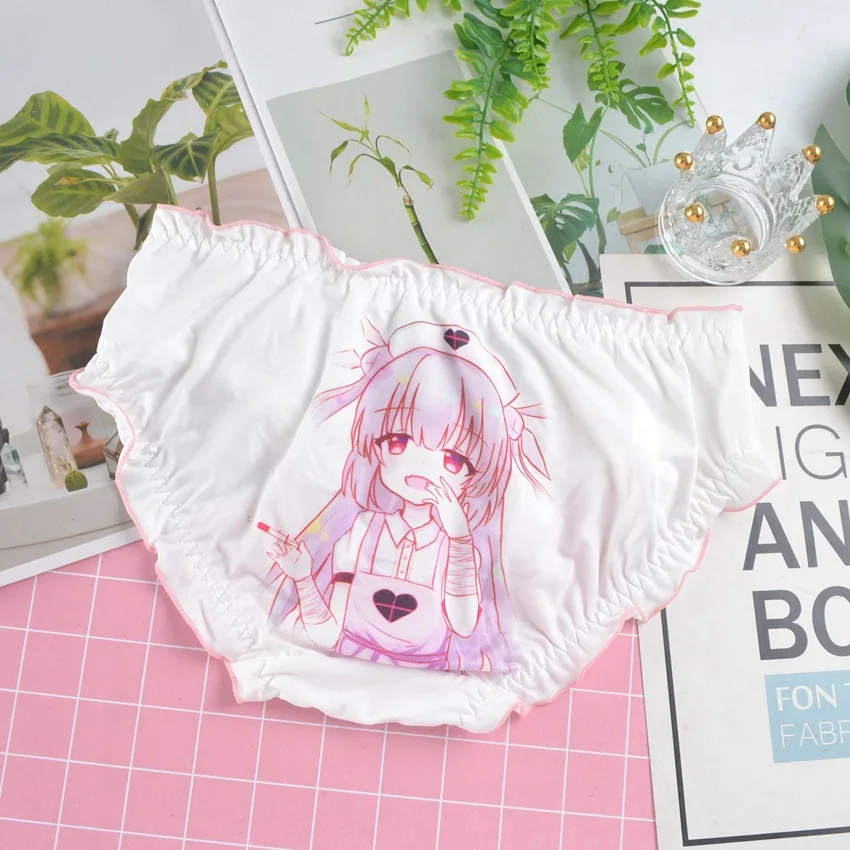 Cute Underpants Lolita Japanese Sweet Girls Bow Panties Ruffles Underwear  Briefs