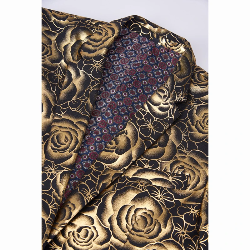 SHENRUN Брендовое пальто размера плюс, мужские повседневные блейзеры, Homme Designs, приталенный, модный, золотой, розовый, с узором, пиджак, DJ костюмы певцов