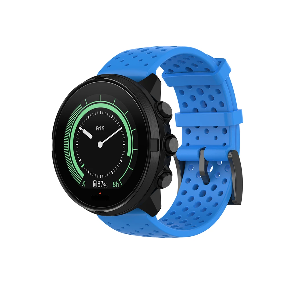 24 мм силиконовый ремешок для часов цветной спортивный браслет для Suunto Spartan Sport/Sport наручные часы hr для Suunto9 baro/D5 ремешок для браслета